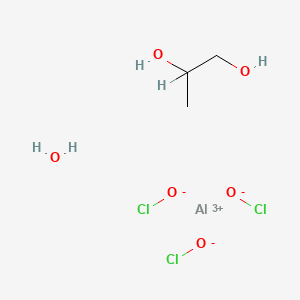 molecular formula C3H10AlCl3O6 B3029111 Aluminum chlorhydrex CAS No. 53026-85-0