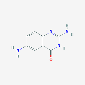 molecular formula C8H8N4O B3029127 2,6-Diamino-4-hydroxyquinazoline CAS No. 53745-23-6