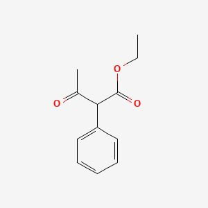 molecular formula C12H14O3 B3029130 Ethyl 2-phenylacetoacetate CAS No. 5413-05-8