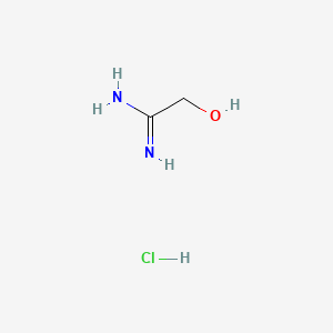 molecular formula C2H6ClN2O- B3029131 2-Hydroxyacetimidamide hydrochloride CAS No. 54198-71-9