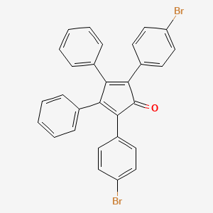 molecular formula C29H18Br2O B3029136 2,5-Bis(4-bromophenyl)-3,4-diphenylcyclopenta-2,4-dien-1-one CAS No. 54523-24-9