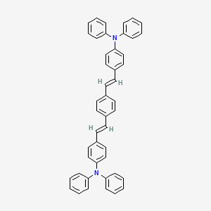molecular formula C46H36N2 B3029143 1,4-Bis[(E)-4-(diphenylamino)styryl]benzene CAS No. 55035-42-2