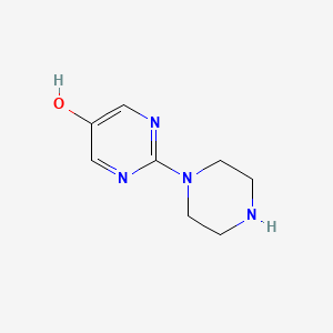 molecular formula C8H12N4O B3029151 2-(Piperazin-1-yl)pyrimidin-5-ol CAS No. 55745-85-2
