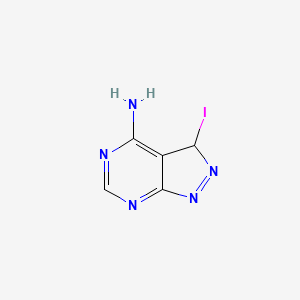 molecular formula C5H4IN5 B3029187 3-iodo-3H-Pyrazolo[3,4-d]pyrimidin-4-amine CAS No. 570409-85-7