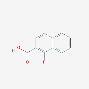 molecular formula C11H7FO2 B3029196 1-Fluoronaphthalene-2-carboxylic acid CAS No. 574-97-0
