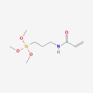 molecular formula C9H19NO4Si B3029200 N-(3-(Trimethoxysilyl)propyl)acrylamide CAS No. 57577-96-5
