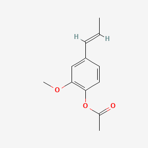 molecular formula C12H14O3 B3029221 异丁香酚醋酸酯 CAS No. 5912-87-8