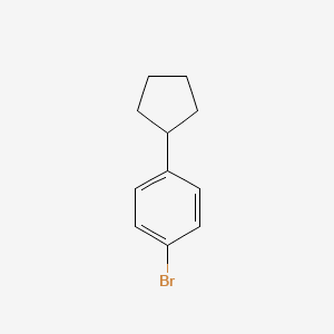 molecular formula C11H13B B3029238 1-Bromo-4-cyclopentylbenzene CAS No. 59734-91-7