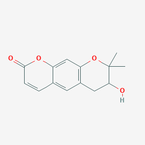 molecular formula C14H14O4 B3029243 Aegelinol CAS No. 5993-18-0