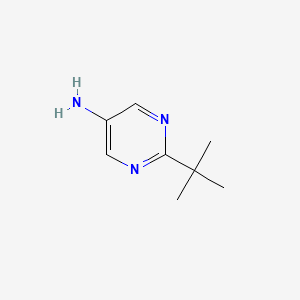 molecular formula C8H13N3 B3029244 2-Tert-butylpyrimidin-5-amine CAS No. 59950-55-9