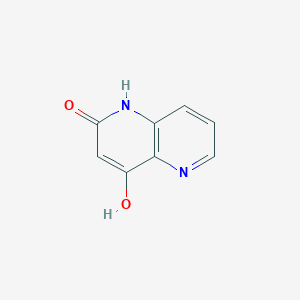 molecular formula C8H6N2O2 B3029247 4-hydroxy-1,5-naphthyridin-2(1H)-one CAS No. 60058-16-4