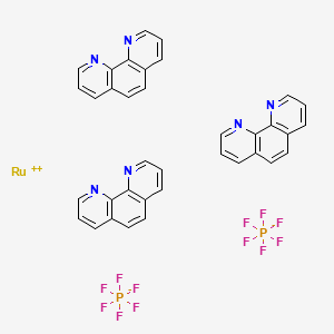 molecular formula C36H24F12N6P2Ru B3029277 Tris(1,10-phenanthroline)ruthenium(II) Bis(hexafluorophosphate) CAS No. 60804-75-3