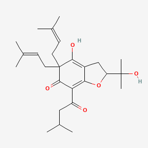 molecular formula C26H38O5 B3029296 Lupulone C 