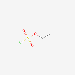 molecular formula C2H5ClO3S B3029333 Ethyl chlorosulfonate CAS No. 625-01-4