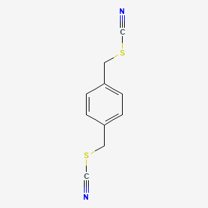 molecular formula C10H8N2S2 B3029353 p-Xylylene Dithiocyanate CAS No. 62855-80-5