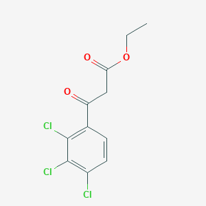 molecular formula C11H9Cl3O3 B3029361 Ethyl 3-oxo-3-(2,3,4-trichlorophenyl)propanoate CAS No. 63131-34-0