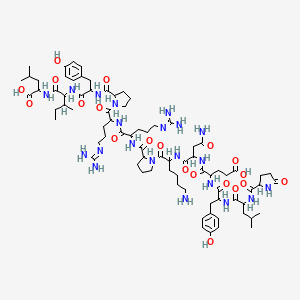 molecular formula C78H121N21O20 B3029383 Neurotensin CAS No. 64088-62-6