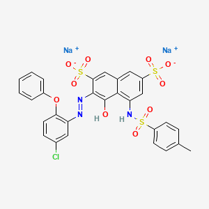 molecular formula C29H20ClN3Na2O10S3 B3029386 Acid Red 249 CAS No. 6416-66-6