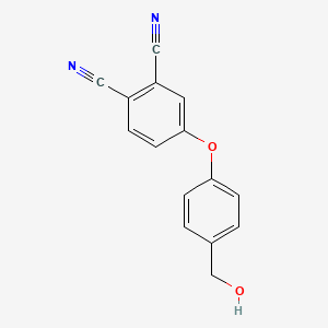 molecular formula C15H10N2O2 B3029404 4-(4-(Hydroxymethyl)phenoxy)phthalonitrile CAS No. 649553-07-1