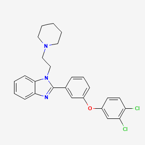 molecular formula C26H25Cl2N3O B3029413 Sodium Channel inhibitor 2 