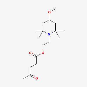 2-(4-Methoxy-2,2,6,6-tetramethylpiperidin-1-yl)ethyl 4-oxopentanoate