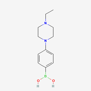 B3029426 4-(4-Ethylpiperazin-1-yl)phenylboronic acid CAS No. 657398-70-4