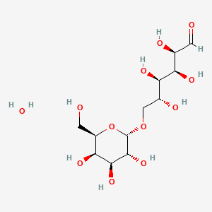 molecular formula C12H22O11.H2O<br>C12H24O12 B3029433 D(+)-Melibiose monohydrate CAS No. 66009-10-7