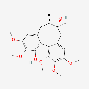(9S,10R)-4,5,14,15,16-Pentamethoxy-9,10-dimethyltricyclo[10.4.0.02,7]hexadeca-1(16),2,4,6,12,14-hexaene-3,10-diol