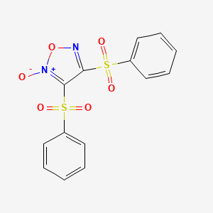 3,4-Bis(phenylsulfonyl)-1,2,5-oxadiazole 2-oxide