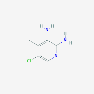 molecular formula C6H8ClN3 B3029439 5-Chloro-4-methylpyridine-2,3-diamine CAS No. 662117-20-6