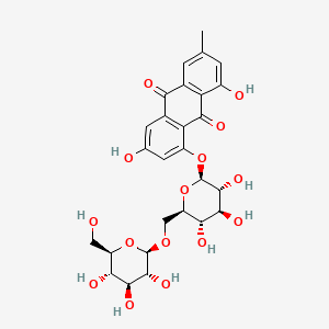 molecular formula C27H30O15 B3029445 Emodin-8-o-beta-gentiobioside CAS No. 66466-22-6