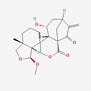 molecular formula C21H28O6 B3029448 Angustifolin 