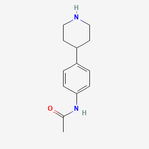 molecular formula C13H18N2O B3029452 N-(4-(Piperidin-4-yl)phenyl)acetamide CAS No. 668435-27-6