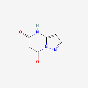 molecular formula C6H5N3O2 B3029458 Pyrazolo[1,5-A]pyrimidine-5,7(4H,6H)-dione CAS No. 672323-32-9