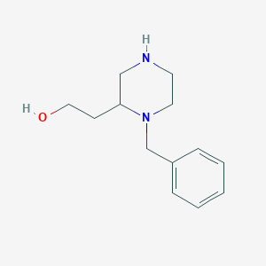 2-(1-Benzylpiperazin-2-yl)ethanol