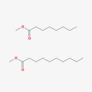 molecular formula C20H40O4 B3029483 methyl decanoate;methyl octanoate CAS No. 67762-39-4