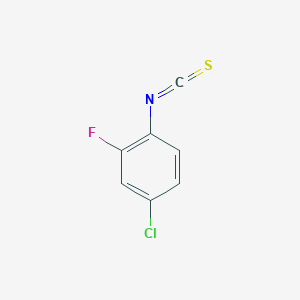 molecular formula C7H3ClFNS B3029489 4-Chloro-2-fluorophenyl isothiocyanate CAS No. 68034-69-5