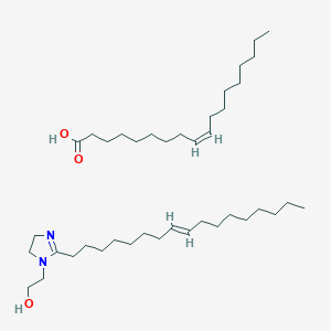 9-Octadecenoic acid (9Z)-, compd. with 2-(8-heptadecenyl)-4,5-dihydro-1H-imidazole-1-ethanol (1:1)