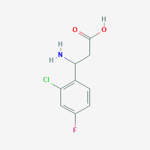 3-Amino-3-(2-chloro-4-fluorophenyl)propanoic acid