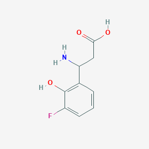 3-Amino-3-(3-fluoro-2-hydroxyphenyl)propanoic acid