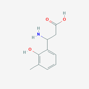 3-Amino-3-(2-hydroxy-3-methylphenyl)propanoic acid