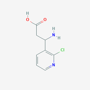 3-Amino-3-(2-chloropyridin-3-YL)propanoic acid