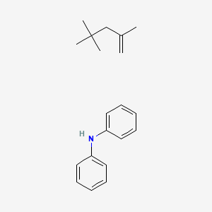 molecular formula C20H27N B3029516 N-Phenylbenzenamine, reaction product with diisobutylene CAS No. 68411-46-1