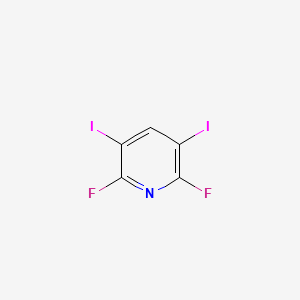 molecular formula C5HF2I2N B3029520 2,6-Difluoro-3,5-diiodopyridine CAS No. 685517-77-5