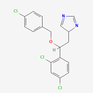 molecular formula C18H15Cl3N2O B3029526 Gyno-Pevaril CAS No. 68797-30-8
