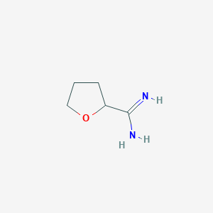 molecular formula C5H10N2O B3029528 Tetrahydrofuran-2-Carboximidamide CAS No. 688000-41-1