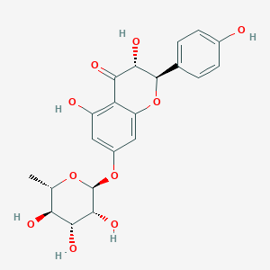 molecular formula C21H22O10 B3029538 Aromadendrin 7-O-rhamnoside CAS No. 69135-41-7