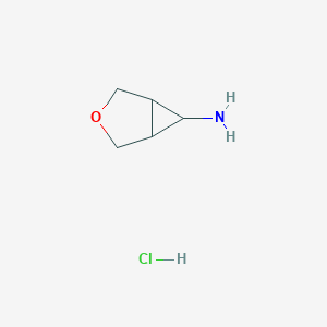 molecular formula C5H10ClNO B3029539 3-Oxabicyclo[3.1.0]hexan-6-amine hydrochloride CAS No. 693248-55-4