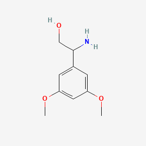 molecular formula C10H15NO3 B3029548 2-Amino-2-(3,5-dimethoxyphenyl)ethanol CAS No. 696598-77-3