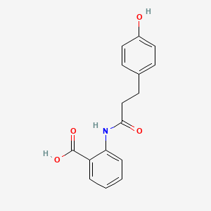Hydroxyphenyl propamidobenzoic acid